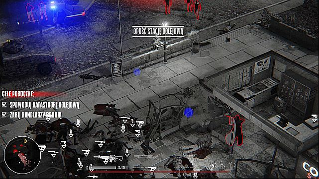 Wait until the enemy stationed in the HMG empties the magazine and send him a grenade. - Mission 4 - Train Station | Walkthrough - Walkthrough - Hatred Game Guide & Walkthrough