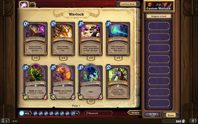 Neutral Cards (18) - Warlock | Ready-made decks - Ready-made decks - Hearthstone: Heroes of Warcraft Game Guide