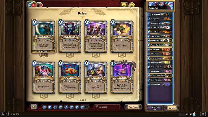 The deck suitable for Priest class (which is shown below) has been adjusted to the latest expansion set of Hearthstone - Descent of Dragons - Priest | Recommended deck of cards - Descent of Dragons - Descent of Dragons - Hearthstone: Heroes of Warcraft Game Guide
