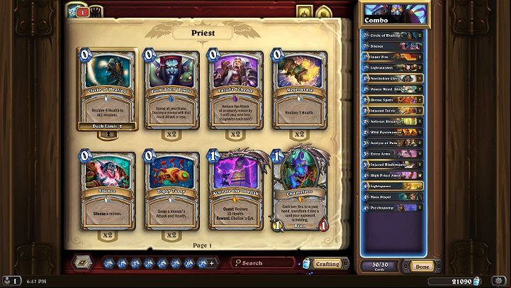 The deck for the Hearthstone Priests class shown below has been specially matched to the latest expansion set, Saviors of Uldum - Priest after nerf | Recommended deck of cards - Saviors of Uldum - Saviors of Uldum - Hearthstone: Heroes of Warcraft Game Guide