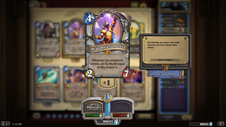 High Priest Amet is a unique Legendary character available for the Priest - Priest after nerf | Recommended deck of cards - Saviors of Uldum - Saviors of Uldum - Hearthstone: Heroes of Warcraft Game Guide