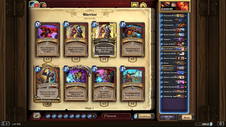 The deck for the Warrior class presented below has been specifically adjusted to the latest expansion set of Hearthstone - Descent of Dragons - Warrior - effective deck - Descent of Dragons - Descent of Dragons - Hearthstone: Heroes of Warcraft Game Guide