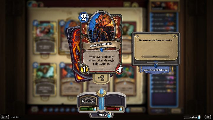 Defense is a very strong aspect of the presented Warriors deck - Warrior - effective deck - Descent of Dragons - Descent of Dragons - Hearthstone: Heroes of Warcraft Game Guide
