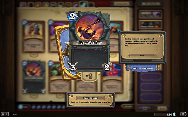 The last card category is weapons - Weapons | Minions - Minions - Hearthstone: Heroes of Warcraft Game Guide