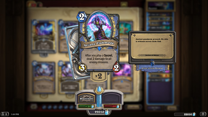 Unfortunately, defense is not the strongest side of the presented deck - Mage | Recommended deck of cards - Saviors of Uldum - Saviors of Uldum - Hearthstone: Heroes of Warcraft Game Guide