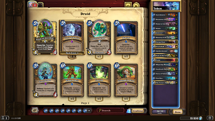The deck for the Hearthstone Druid class shown below has been specially matched to the latest Saviors of Uldum expansion set - Druid | Recommended deck of cards - Saviors of Uldum - Saviors of Uldum - Hearthstone: Heroes of Warcraft Game Guide