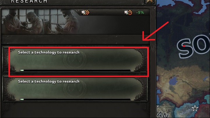 Bring up the research using the icon or using the W hotkey - 10 simple steps for beginners - Basics - Hearts of Iron IV Game Guide