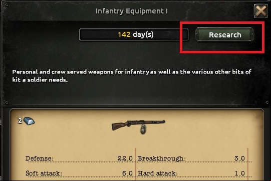 After you view the information, click the button marked in the above screenshot - 10 simple steps for beginners - Basics - Hearts of Iron IV Game Guide