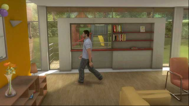 Go along the glass wall to reach the working room - Prologue | Heavy Rain Walkthrough - Walkthrough - Heavy Rain Guide
