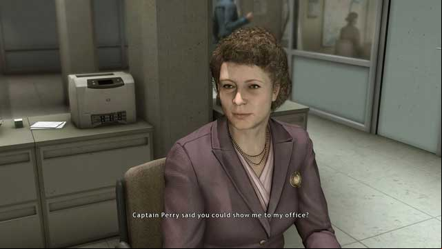 Talk with the secretary and she will lead you to the office - Welcome, Norman! | Heavy Rain Walkthrough - Walkthrough - Heavy Rain Guide