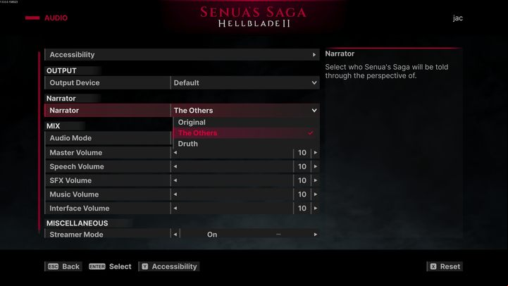 Finally, we should mention that after unlocking the alternative narrators (this is done by completing the game and finding all Lorestangirs) you can experience new voiceovers only in certain chosen fragments of the story - Hellblade 2: Can you repeat chapters? - Appendix - Hellblade 2 Senuas Saga Guide