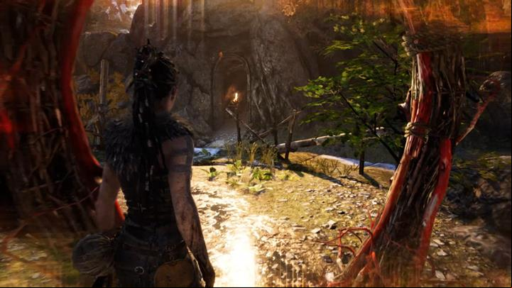The portal will reveal the remaining way. - Hellblade Senuas Sacrifice: First gate in Valravns Lair - Valravns Lair - Hellblade: Senuas Sacrifice Game Guide