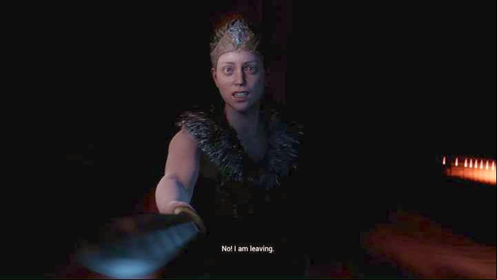 Reaching your destination will begin a cut-scene - Hellblade Senuas Sacrifice: Third shard - The Story of Tyrfing - Forging Gramr - Hellblade: Senuas Sacrifice Game Guide