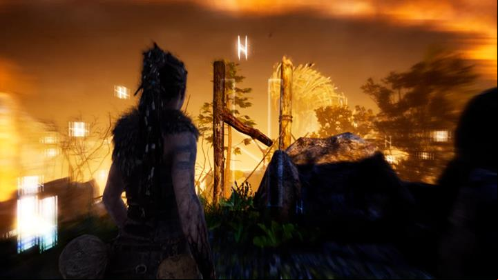 Here is where you can find the first rune. - Hellblade Senuas Sacrifice: Rune doors in Surts Realm - Surts Realm - Hellblade: Senuas Sacrifice Game Guide