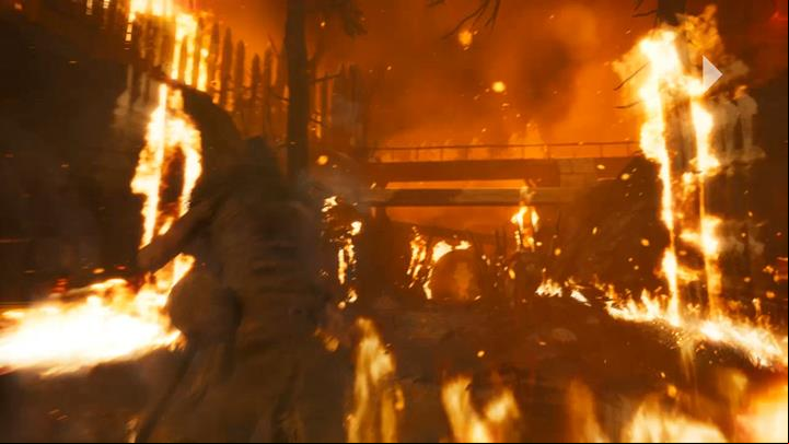 Run towards the bridge. - Hellblade Senuas Sacrifice: Second burning gate Surts Realm - Surts Realm - Hellblade: Senuas Sacrifice Game Guide