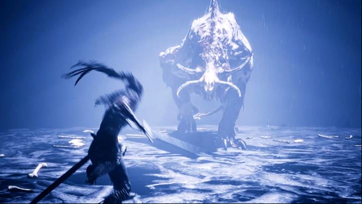 Fenrir in all its might. - Hellblade Senuas Sacrifice: Fight with Fenrir in Land of the dead - Land of the dead - Hellblade: Senuas Sacrifice Game Guide