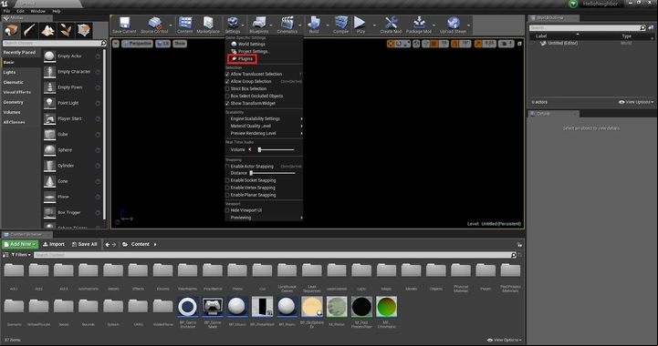 Mods detected by the tool kit appear in Plugins window. Then go to Plugins tab through Settings. - Hello Neighbor: Mods - how to install? - Best mods - Hello Neighbor Game Guide