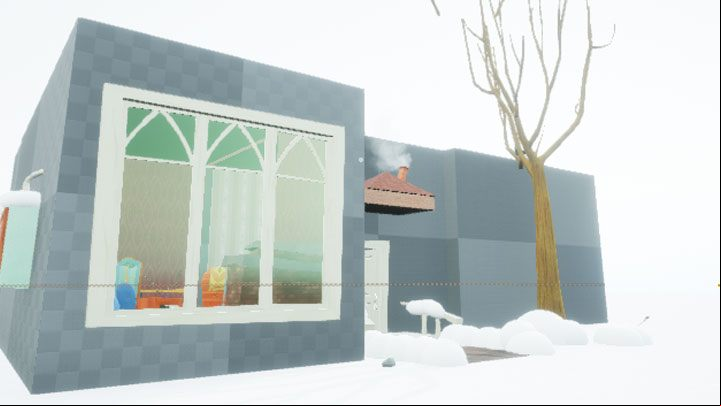 A short scene at the beginning of the game introduces player to the story - the character travelling by car is injured in an accident - Hello Neighbor Snowed In! mod guide - Best mods - Hello Neighbor Game Guide