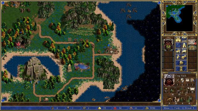 The green arrow represents the movement range of the hero, while the bronze one the inaccessible area. - Movement around the map - Information about gameplay - Heroes of Might & Magic III: HD Edition - Game Guide and Walkthrough