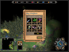 You can afford but some of the artifacts. - Missions IV, V - Campaign 1: The Queen - Heroes of Might and Magic V - Game Guide and Walkthrough