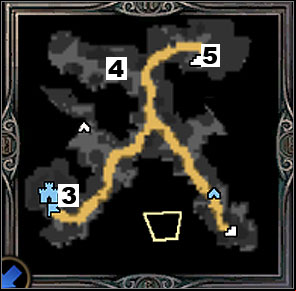 In the dungeons, capture the mine near the road and turn left at the first crossroad, to reach the city (3) - Missions I, II, III - Campaign 3: The Necromancer - Heroes of Might and Magic V - Game Guide and Walkthrough