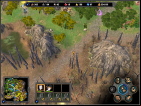 A hole in the ground indicates the spot where the treasure was. - Missions I, II, III - Campaign 4: The Warlock - Heroes of Might and Magic V - Game Guide and Walkthrough