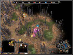 The blue tent is near the red garrison and the other way round. - Missions IV, V - Campaign 4: The Warlock - Heroes of Might and Magic V - Game Guide and Walkthrough