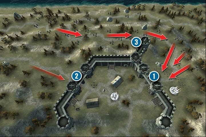 This is the first siege mission in which you have to defend yourself from the Orcs - Mission 5 - Ironhold - Dwarves Campaign Walkthrough - Dwarves Campaign - Hex Commander Game Guide