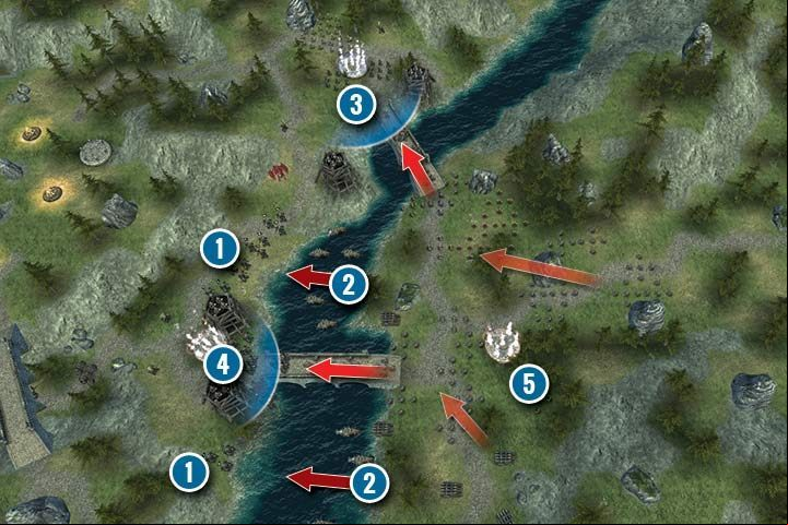In this mission, you will face a strong Dwarven force - Mission 16 - Taking the Blame | Greenskins Campaign - Greenskins Campaign - Hex Commander Game Guide