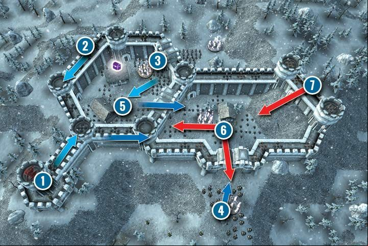 Taking the fort is not an easy feat, nonetheless, consistently eliminating enemies will eventually lead you to victory in this battle - Mission 20 - Rimedohr Siege | Greenskins Campaign - Greenskins Campaign - Hex Commander Game Guide