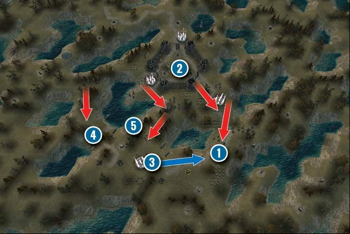 This mission is surprisingly easy - Mission 27 - Swamp of Sorrow - Dwarves Campaign Walkthrough - Dwarves Campaign - Hex Commander Game Guide