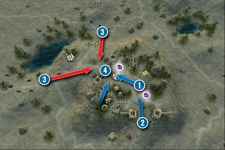 Your goal is to defend an Orc village from Dwarves - Mission 21 - Old Allies | Greenskins Campaign - Greenskins Campaign - Hex Commander Game Guide