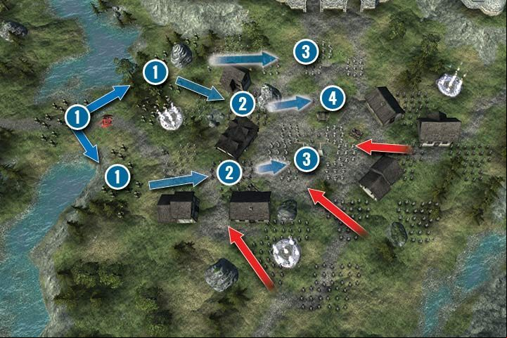 This fight will be rather challenging - you encounter a new unit - Mission 25 - Chilling Gallows | Greenskins Campaign - Greenskins Campaign - Hex Commander Game Guide