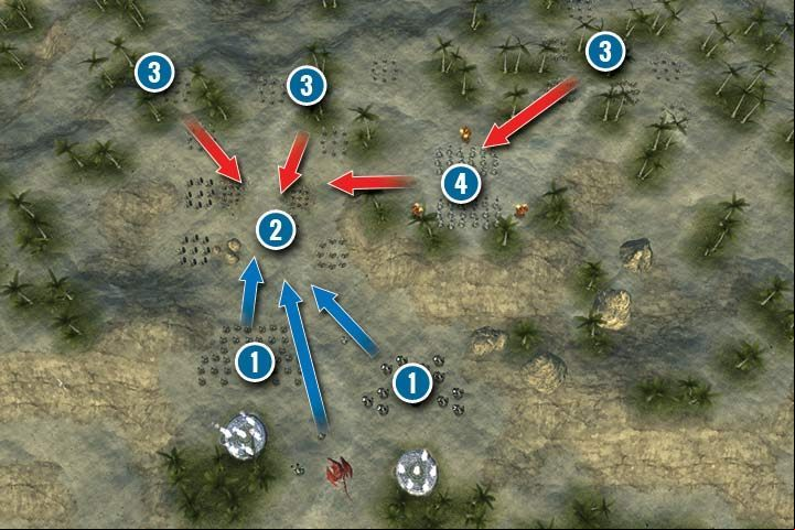 One of the most difficult missions provided that you didnt upgrade your army, teleport, and you dont want to use any potions - Mission 27 - Ancient Ruse | Greenskins Campaign - Greenskins Campaign - Hex Commander Game Guide