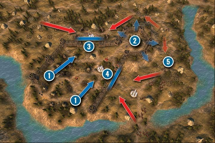 You meet Rogdul who is currently leading the defense - Mission 29 - Before the Dome | Greenskins Campaign - Greenskins Campaign - Hex Commander Game Guide