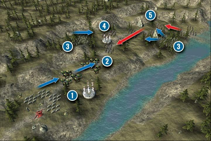 This isnt a difficult mission - it introduces changes made to the wolves - Mission 5 - Human Lands | Greenskins Campaign - Greenskins Campaign - Hex Commander Game Guide