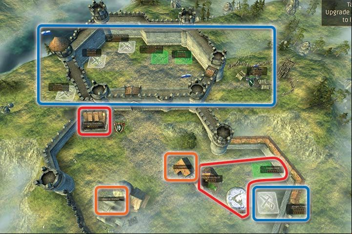 Recruitment buildings - After buying a given building, you will be able to recruit new units - Castle Guide (The Base) | Beginners Guide - Beginners Guide - Hex Commander Game Guide