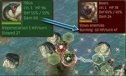 The dragon Ildus is your first hero in the Greenskin campaign - The dragon Ildus (hero) | Orcs Units - Greenskin (Orcs) - Hex Commander Game Guide