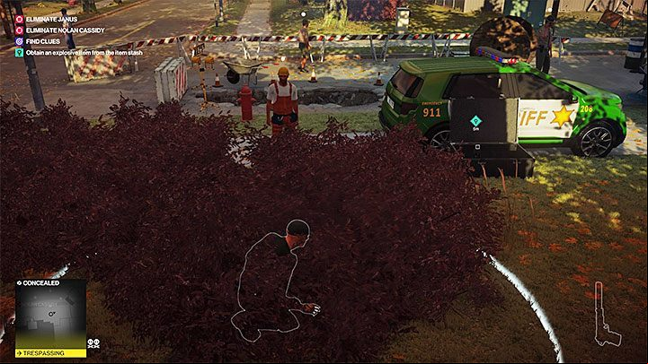 Road work is being conducted in the north-western corner of the map - Hitman 2: Leaving Whittleton Creek - Another Life walkthrough - Another Life (Whittleton Creek) - Hitman 2 Guide
