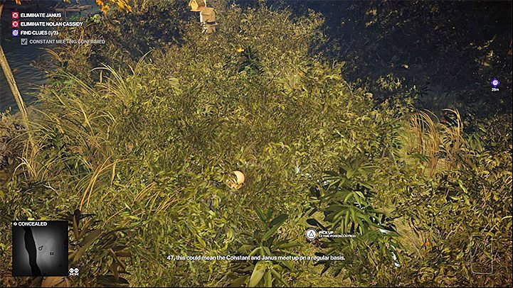 You must catch one of the Lethal Poisonous Frogs (you can see an example in the picture above) - Hitman 2: Lethal poison - where to find? Another Life walkthrough - Another Life (Whittleton Creek) - Hitman 2 Guide