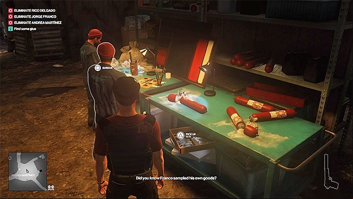 Now you need to fix the toy, so youll need glue - Hitman 2: Story Missions - Three-Headed Serpent walkthrough - Three-Headed Serpent (Santa Fortuna) - Hitman 2 Guide