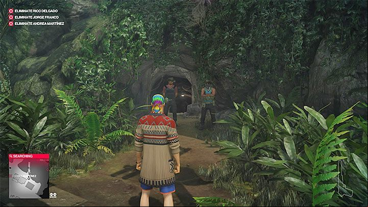 Lastly, disguise as the hippie - Hitman 2: Story Missions - Three-Headed Serpent walkthrough - Three-Headed Serpent (Santa Fortuna) - Hitman 2 Guide