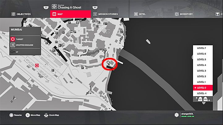 You can either follow the tailor or go straight to the place where he will stay for a while - this area is presented in the picture above - Hitman 2: Story Missions - Chasing a Ghost walkthrough - Chasing a Ghost (Mumbai) - Hitman 2 Guide