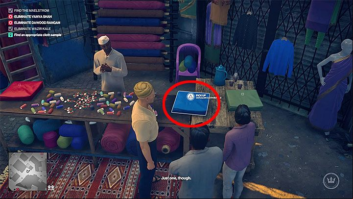 Go to the Textile District next to the tailor shop - Hitman 2: Story Missions - Chasing a Ghost walkthrough - Chasing a Ghost (Mumbai) - Hitman 2 Guide