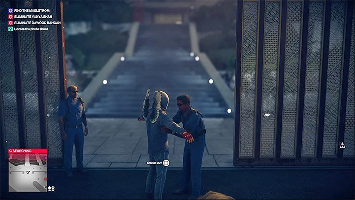 Get rid of weapons and other prohibited items and only then set off towards the skyscraper - Hitman 2: Story Missions - Chasing a Ghost walkthrough - Chasing a Ghost (Mumbai) - Hitman 2 Guide