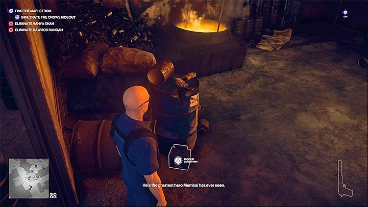 This challenge isnt related to any of the Mission Stories and it isnt exclusive to the Maelstrom - to complete it, you have to kill all 3 targets with electricity - Hitman 2: Assassinating the Maelstrom - Chasing a Ghost walkthrough - Chasing a Ghost (Mumbai) - Hitman 2 Guide