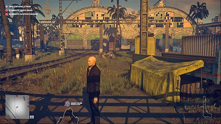 Now, head to the Container Area south-east of the train yard - Hitman 2: Assassinating the Maelstrom - Chasing a Ghost walkthrough - Chasing a Ghost (Mumbai) - Hitman 2 Guide