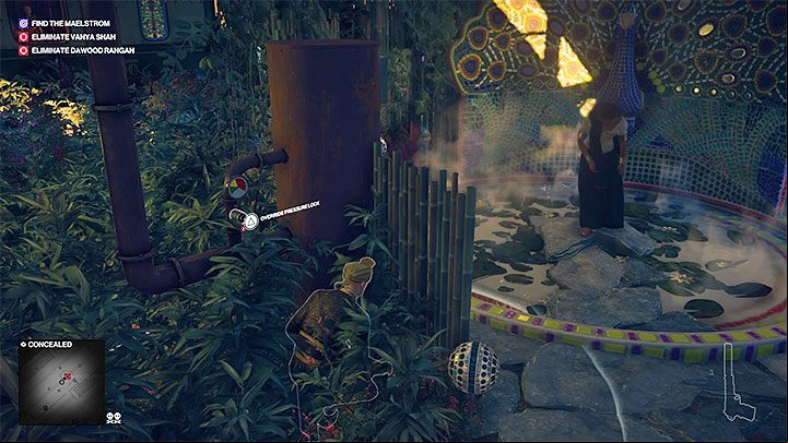The next part requires a wrench - there are two of them in the area - Hitman 2: Assassinating Vanya Shah - Chasing a Ghost walkthrough - Chasing a Ghost (Mumbai) - Hitman 2 Guide