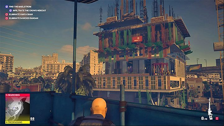 After reaching the sniper position, turn towards the high-rise block - Hitman 2: Assassinating Dawood Rangan - Chasing a Ghost walkthrough - Chasing a Ghost (Mumbai) - Hitman 2 Guide