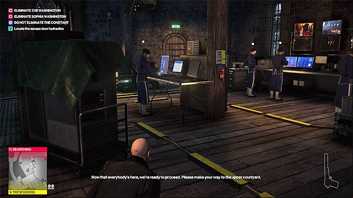 1 - Hitman 2: Monitoring - where to sabotage? The Ark Society walkthrough - The Ark Society (Isle of Sgail) - Hitman 2 Guide